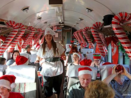 North pole express candy carriage