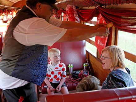North pole express train conductor