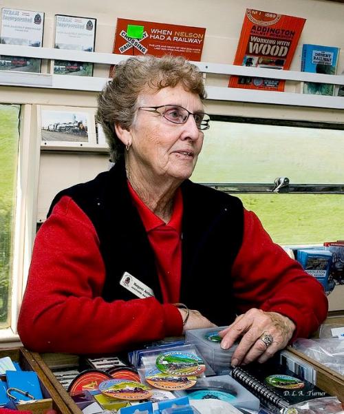 Staffing on train souvenir shop