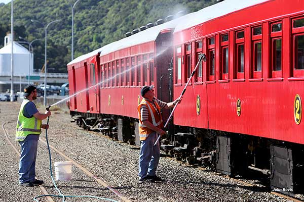 Carriage washing