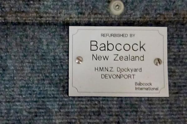 Babcock Devonport plate