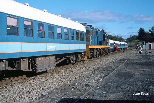 Carriage A1975 in Southerner service.  April 1980