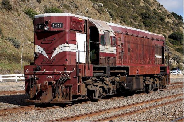 Da1471 on arrival at Paekakariki