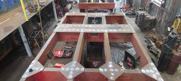Tender underframe overhaul