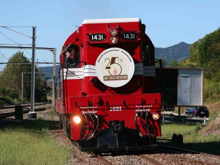 charter train headboard art deco