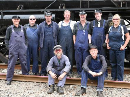 steam loco crew otane