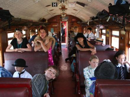 train carriage art deco