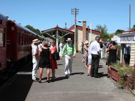 vintage train station ormondville