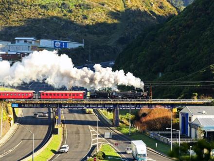 heritage steam train bridge