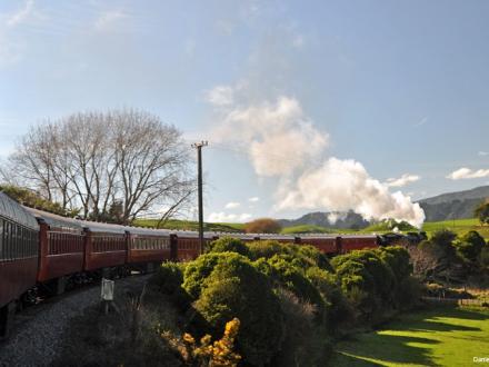 nostalgic steam train otaki