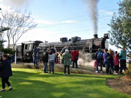 steam engine feilding station