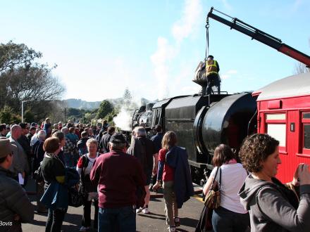 steam engine ja1271 coaling otaki