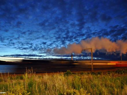 steam train night paremata