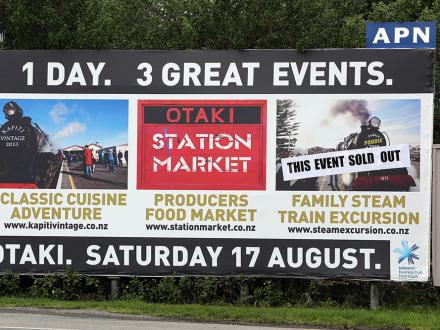 train events billboard