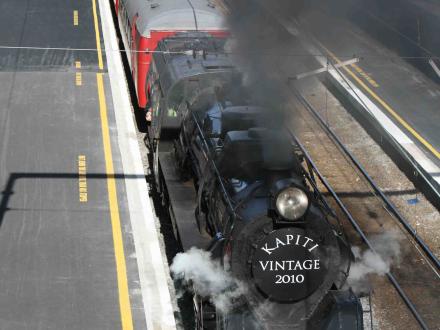 vintage steam engine wellington station