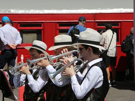 brass band train