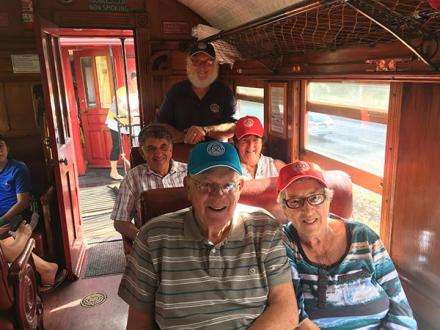 cruise ship train passengers
