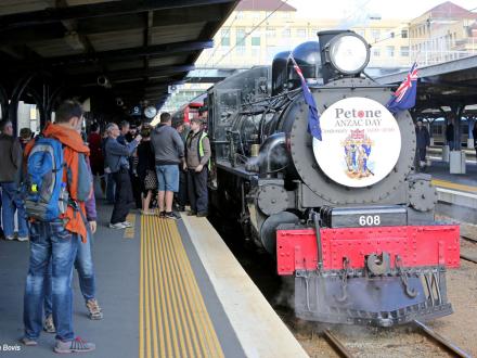 anzac day shuttle train