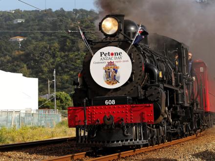 anzac day special train