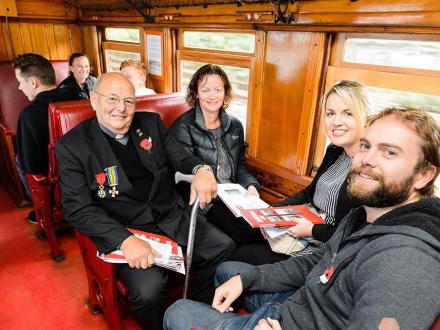 anzac day train passengers