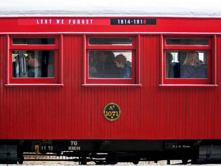 anzac train carriage