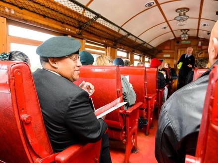 anzac train passengers
