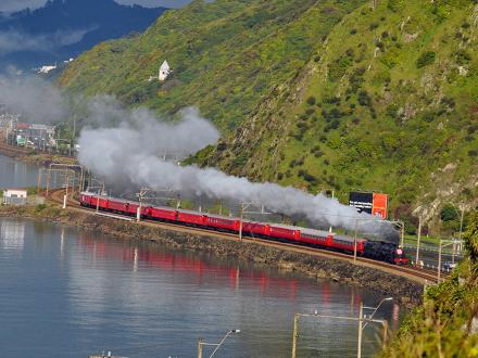 scenic train journey wellington harbour