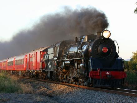 express steam train journey ohau