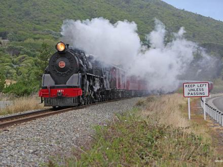 mainline steam train waikanae