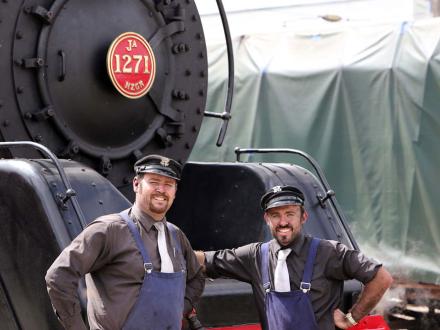 steam engine driver taihape