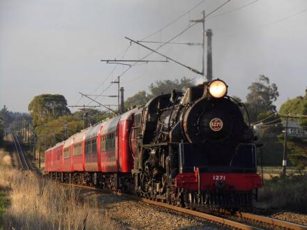 steam train express bunnythorpe