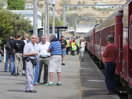 train ride taihape rail station