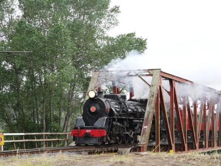 steam engine ride rangitikei bridge