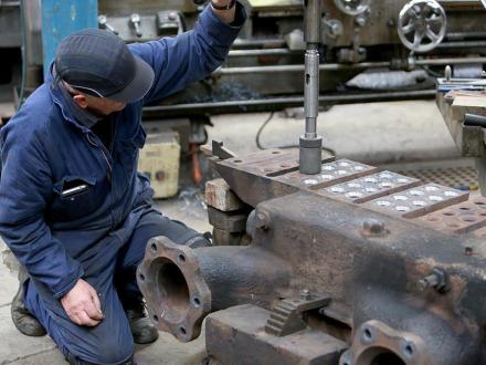 super heating redrilling steam loco