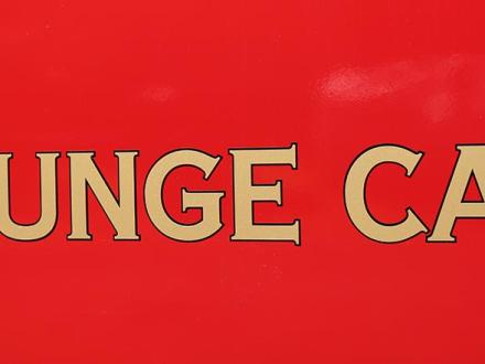 lounge car sign